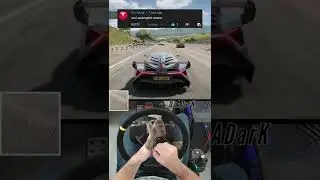 I gave them massive head start! Veneno drag race 