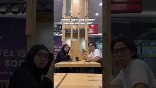 Kalian kalo makan sebelahan atau hadap”an? #Riridwannn #Pasutri #Lucu