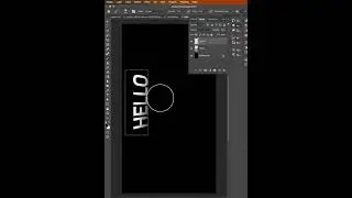 Create Perspective Text Effect #photoshoptricks #shorts