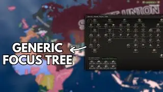 All Countries Have The Same Focus Tree | HOI4 Timelapse