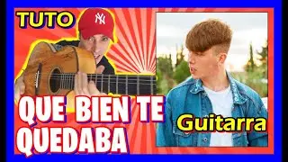 COMO Tocar 🎸 QUE BIEN TE QUEDABA de WALLS [GUITARRA] Acordes y RITMICA, Tutorial FACIL, paso a paso