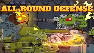 All-round Defense: Hull to Hull, Cannon to Cannon - Cartoons about tanks