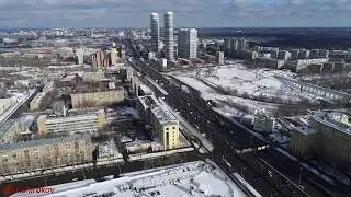 Полет на квадрокоптере над Проспектом мира, ВДНХ под музыку X V PRiNCE LOVE