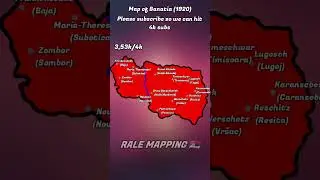 map of Banatia #map #mapper #mapping #europe #geography #history #song #viralshorts #serbia