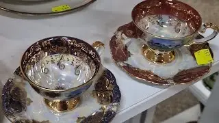 секонд-хенд Германия барахолка базар фарфор хрусталь антик винтаж Second Hand Germany porzellan