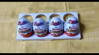 Открываем Киндер сюрпризы Applaydu №1. Opening Kinder surprises Applaydu №1.