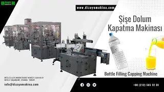 Şişe Dolum Kapatma Makinası - Bottle Filling Capping Machine