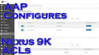 Ansible Automation Platform Configures Nexus 9K ACLs