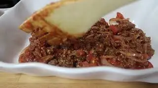 First, i forgot the tomato sauce but made it to this nostalgic dish
