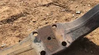 Installation of a mammoth beam, 6520 on a Kamaz 53215
