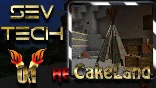 ДРЕВНИЕ ТЕХНОЛОГИИ не CakeLand #1 МАЙНКРАФТ С МОДАМИ