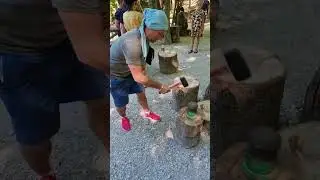 Кабардинка горы. Чеканка сувенирных монет. 