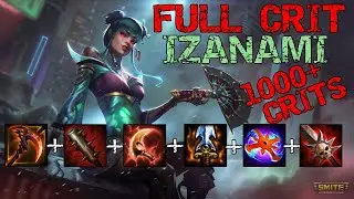 FULL CRIT IZANAMI BUILD!! Izanami ADC Gameplay | Smite Conquest