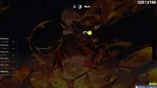 Attempted at no miss run on Flamewall (Nymphe's HARD) with dt