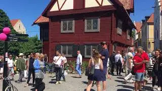 A Walk around the Almedalen political festival in Gotland, Sweden