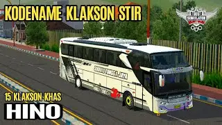 KODENAME KLAKSON STIR KHAS HINO • KODENAME STIR BUSSID 3.5