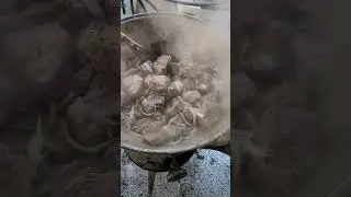 Cooking outdoor is the best choice. #food  #shorts #cooking