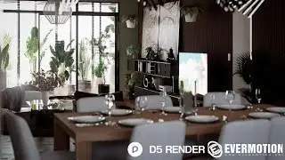The Green House丨D5 Render 2.4 Interior Challenge