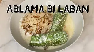 Ablama bi Laban - Stuffed Zucchini in Yogurt