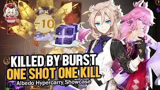 When You Skill, You Kill.. Albedo Hypercarry Deck! | Genshin TCG