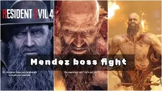 Village chief Mendez boss fight in Resident Evil 4 Remake