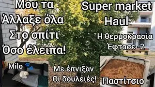 #vlog#supermarket#haul #παστίτσιο#πλυντήρια#πολλά🤣#εφτασε -2!τα#μπέρδεψε#ολα!#immigrants in#germany