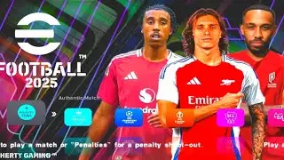 eFootball PES 2025 PPSSPP Update Texture New Promoted Team Real Faces Complete Transfer Update