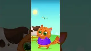 Котик Bubbu и Настя играют с шляпой #рекомендации #bubbu #котикбубу #virtualpet