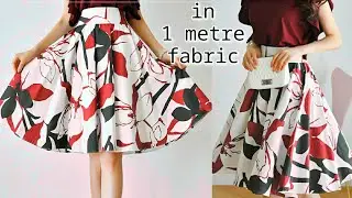 HOW TO: MAKE FULL CIRCLE SKIRT PATTERN(no-zip method)