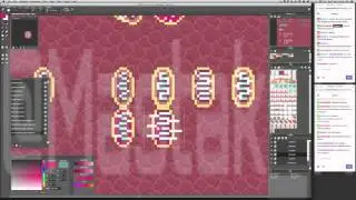 Timelapse of the process of creating art for the game — #LOWREZJAM 2016