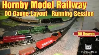 Running Session!!! On My OO Gauge Budget Layout.