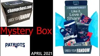 NFL - Mystery Box - Champ Chest - New England Patriots - April 2021 Merchandise