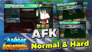 ANIME SQUADRON  : AFK Challenge ไอเซ็น Katakara Bridge  Easy and Hard จบ 2 นาที+