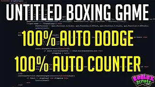 Untitled Boxing Game 100% AUTO DODGE & COUNTER SCRIPT APRIL 2024 (Roblox)