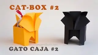 Halloween Cat and Candy Box #2 :: Gato Caja