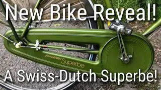 New Bike Reveal an unusual Raleigh Superbe 3-speed vintage bicycle from Netherlands via Switzerland!