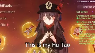 I Changed From Crimson Witch To Shimenawa Hu Tao