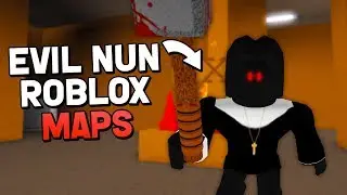 EVIL NUN CHRISTMAS UPDATE IN ROBLOX MAPS! (Evil Nun Roblox Levels Full Gameplay)