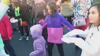 Diversão na parada Disney