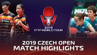 Jun Mizutani/Mima Ito vs Cho Daeseong/Shin Yubin | 2019 ITTF Czech Open Highlights (Final)