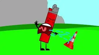 woke traffic cone animation [BFDI] [filler]
