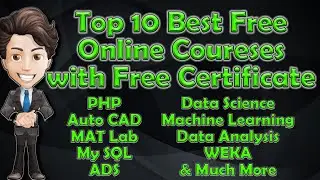 Top 10 Best Free Online Courses with Free Certificates | Get Lifetime Full Free Access | 💯% Free 🤩😍