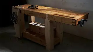 Roubo Workbench: 100 years old beams