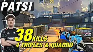 Patsi train faceit game (38 kills) CSGO Patsi POV