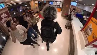 "Bunny Helmet Guy's Hilarious McDonald's Adventure with Pikachu Surprise! 🐰🍔 #BunnyHelmet