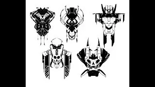 symmetrical sketches