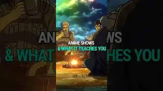 Anime Shows And What They teach You. #anime #shorts