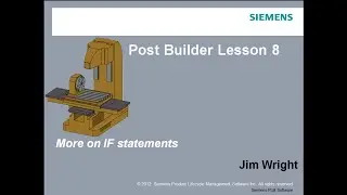 УРОК 8. СОЗДАНИЕ ПОСТПРОЦЕССОРА. POST BUILDER SIEMENS NX