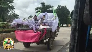 Kasal sakay ang sosyal na kalesa or kuliglig | Kasal sa Probinsya