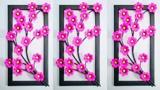 Creative Paper Wall Hanging Craft Ideas | How to Make Easy Paper Flowers | Craft Ideas